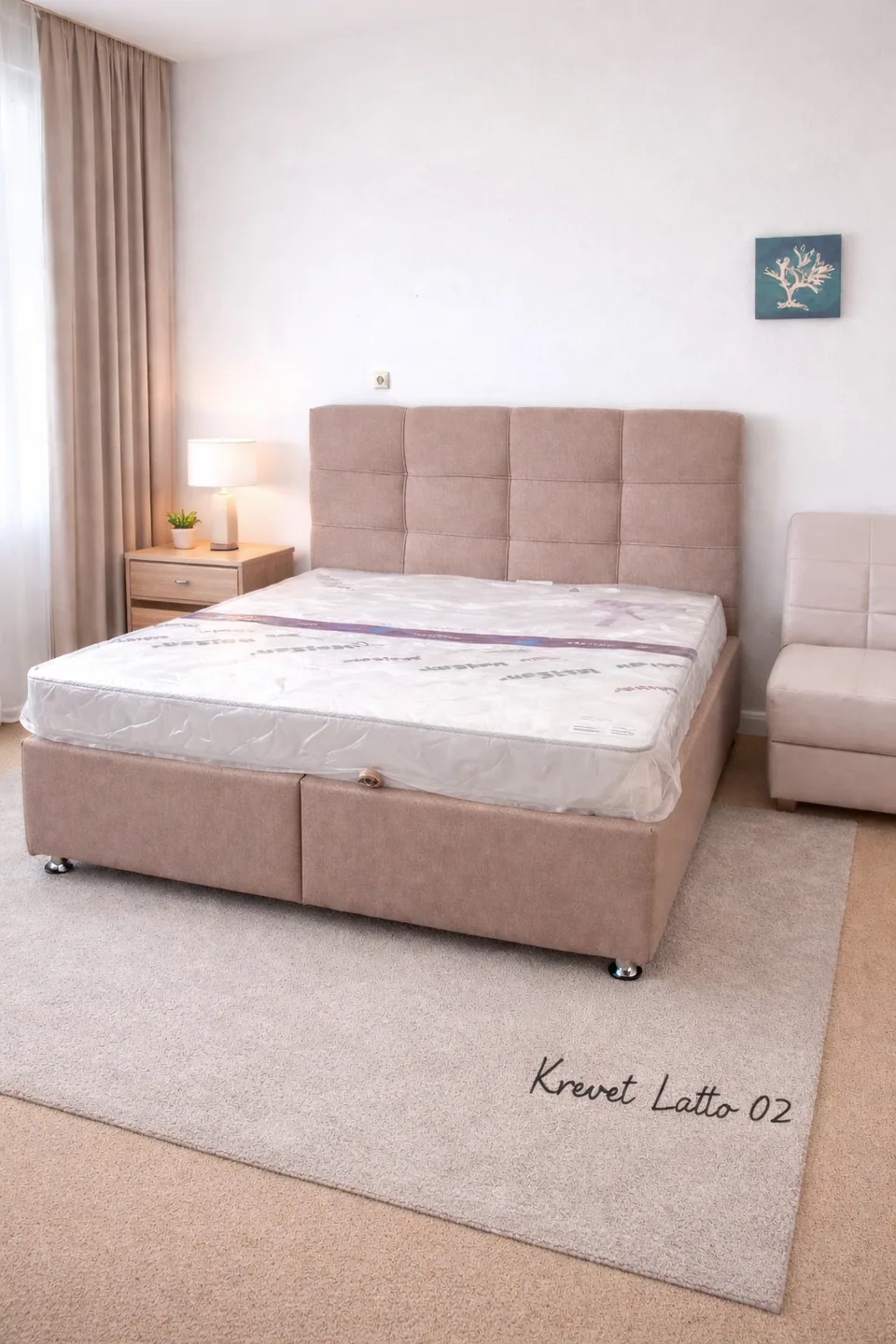 Tapecirani krevet Latto 02