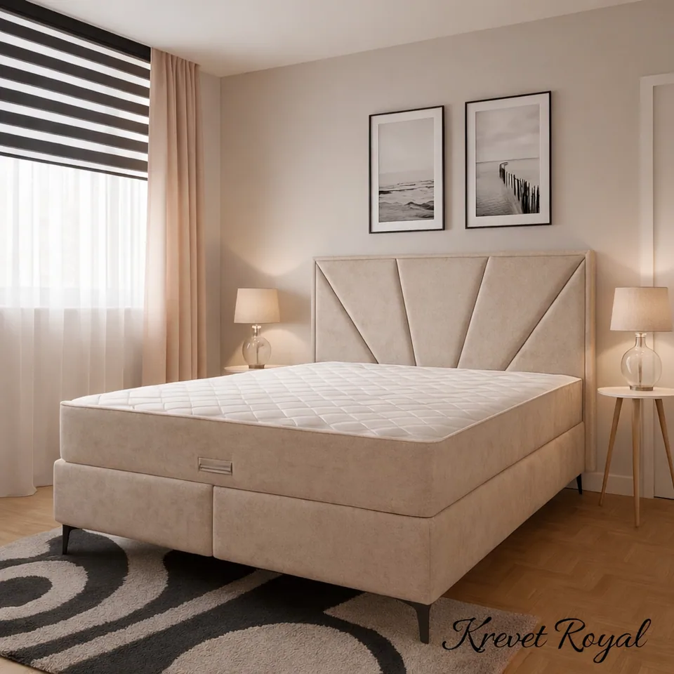 Tapecirani krevet Royal