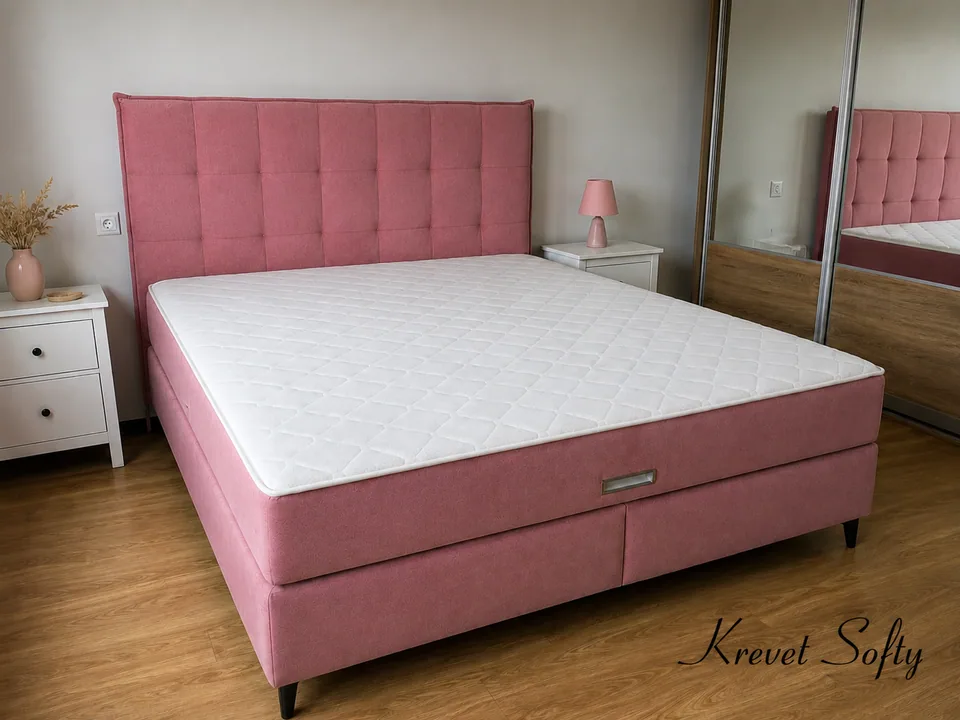 Tapecirani krevet Softy